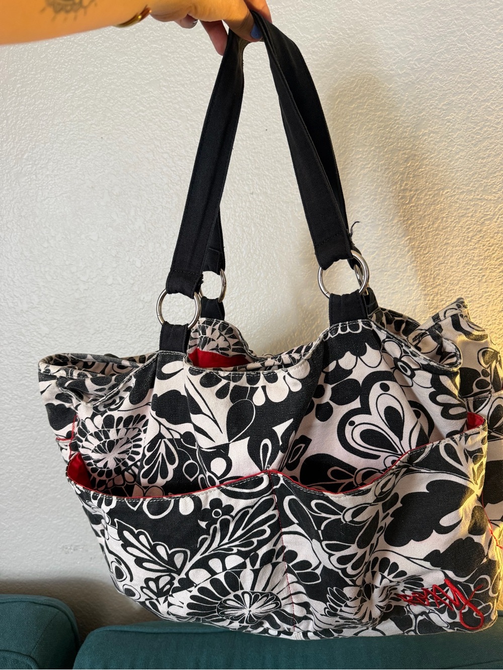 Vintage Roxy canvas tote